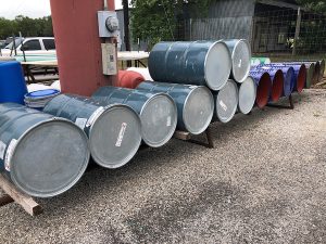 poly & steel barrels