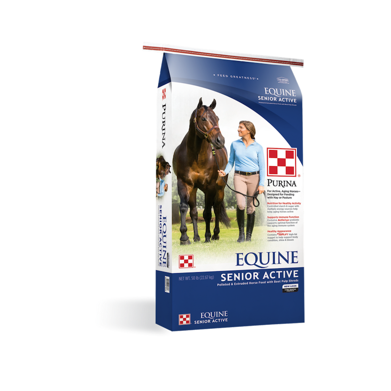 Purina Equine Senior Active Horse Feed :: Odiorne Feed & Ranch Supply