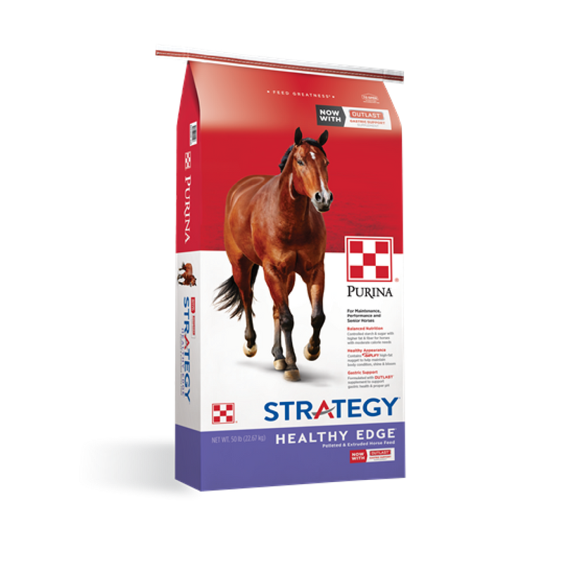 Purina Strategy Healthy Edge Horse Feed Odiorne Feed & Ranch Supply