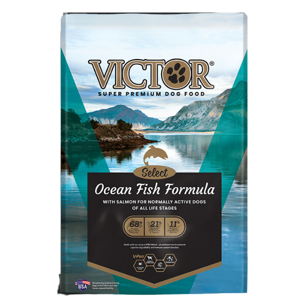Victor Ocean Fish Formula with Salmon Dry Dog Food Odiorne Feed